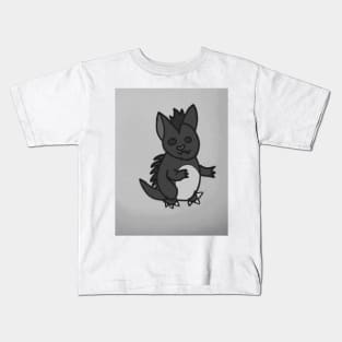 B&W Cutie Chupacabra Kids T-Shirt